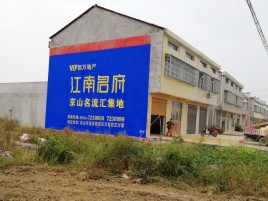 襄城农村墙体广告在不同形式上面展现的不同特色
