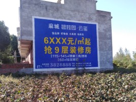 襄城墙体广告的好处