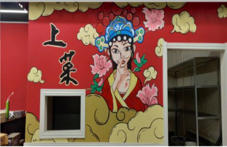 襄城墙体彩绘的发展和应用