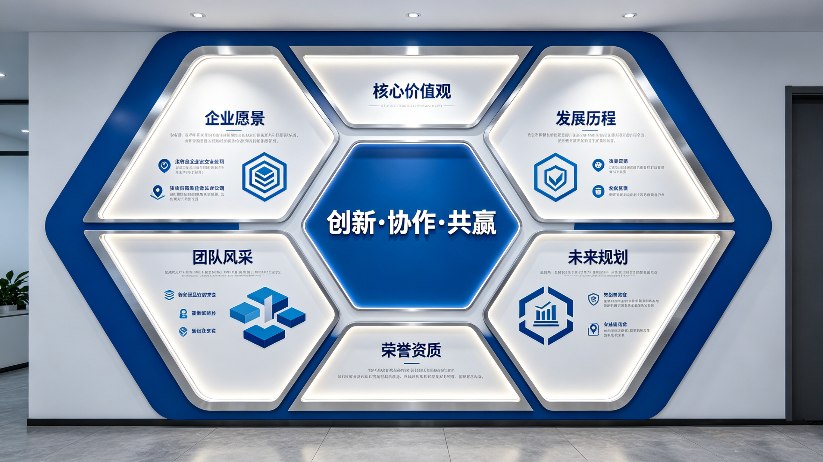 襄城企业文化墙六边形避坑指南（新手常犯5个错误）